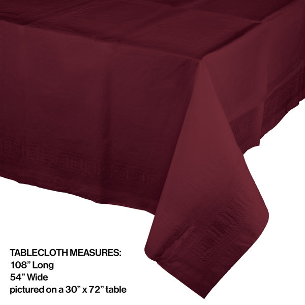 Creative Converting Basic Paper Disposable Tablecloth Wayfair